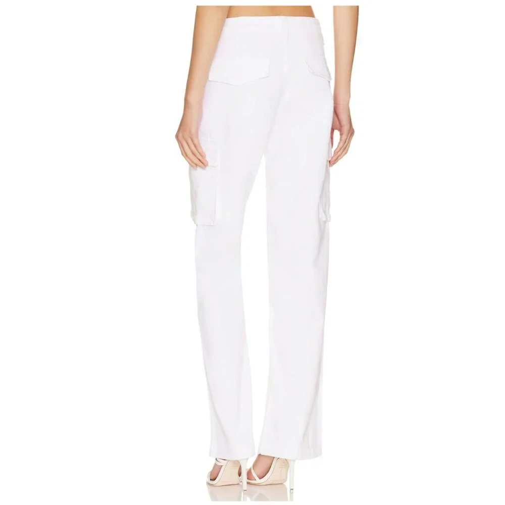superdown Bobbi Cargo Pant in White Size Medium